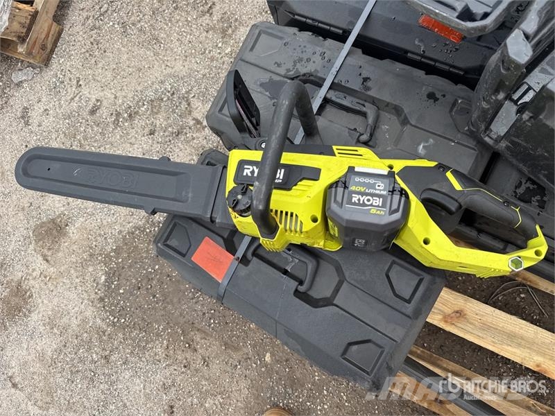 Quantity of (8) Ryobi 18 in Chain Saw Motosierras y desbrozadoras