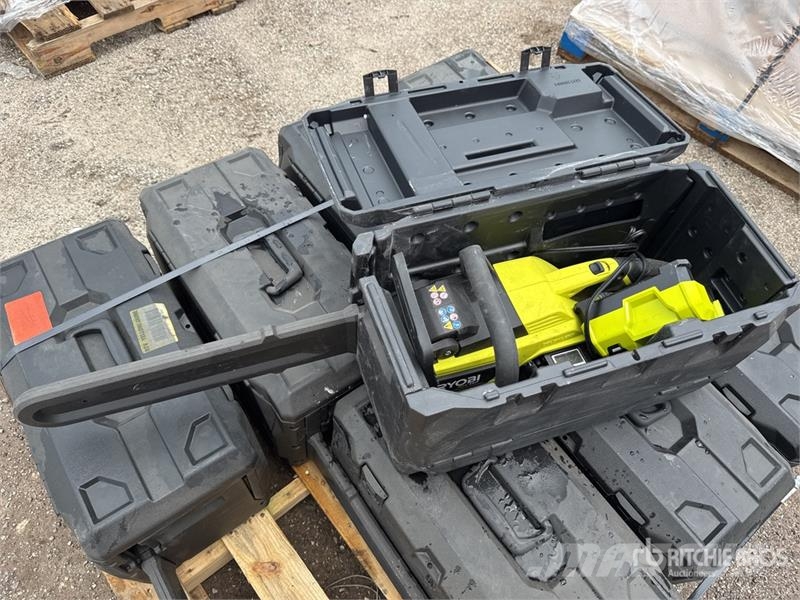 Quantity of (8) Ryobi 18 in Chain Saw Motosierras y desbrozadoras