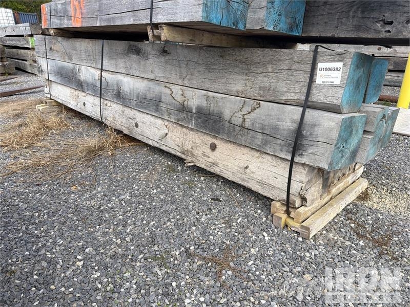  Quantity of (9) 12 In x 12 In x 16 ft Hard Wood Ti Seilwinden, Bauaufzüge und Lastenaufzüge