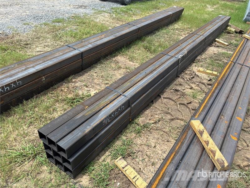  Quantity of (9) 4 in x 4 in Square Tube مكونات أخرى