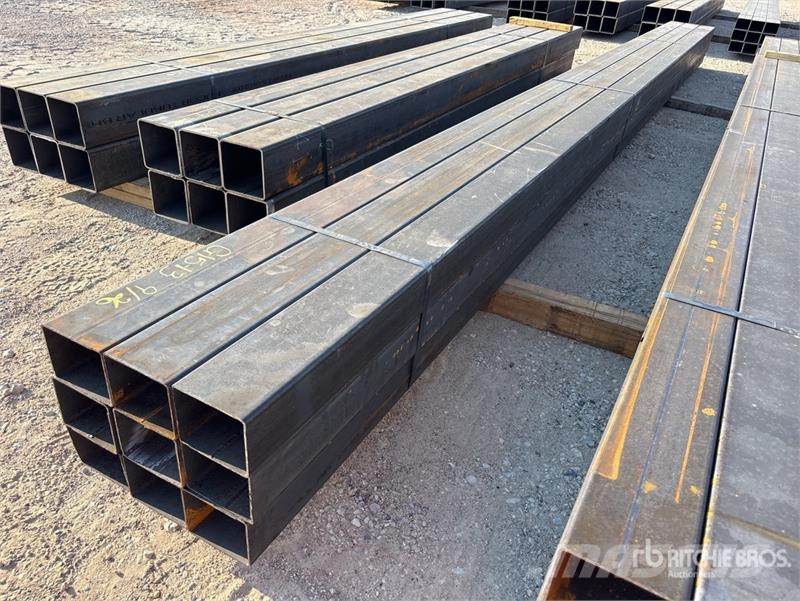 Quantity of (9) 5 in x 4 in x 20 ft 11 GA Square T Other components