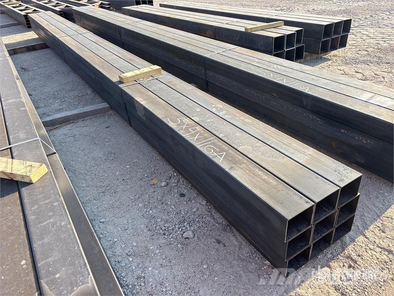  Quantity of (9) 5 in x 4 in x 20 ft 11 GA Square T Other components