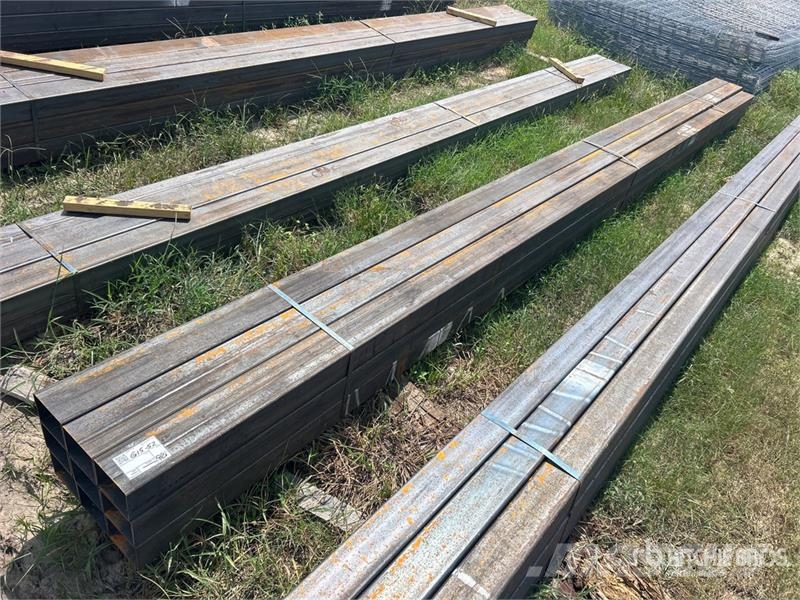 Quantity of (9) 5 in x 4 in x 20 ft Rectangle Tubi Other components