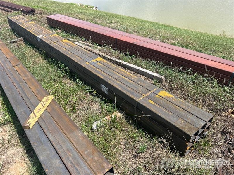 Quantity of (9) 5 in x 4 in x 19 ft Rectangle Tubi Other components
