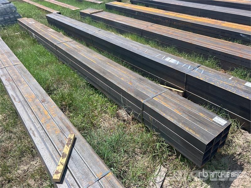 Quantity of (9) 5 in x 4 in x 20 ft Rectangle Tubi Other components
