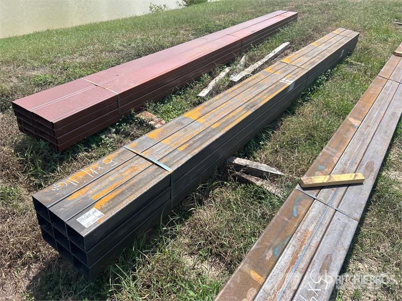 Quantity of (9) 5 in x 4 in x 19 ft Rectangle Tubi Other components