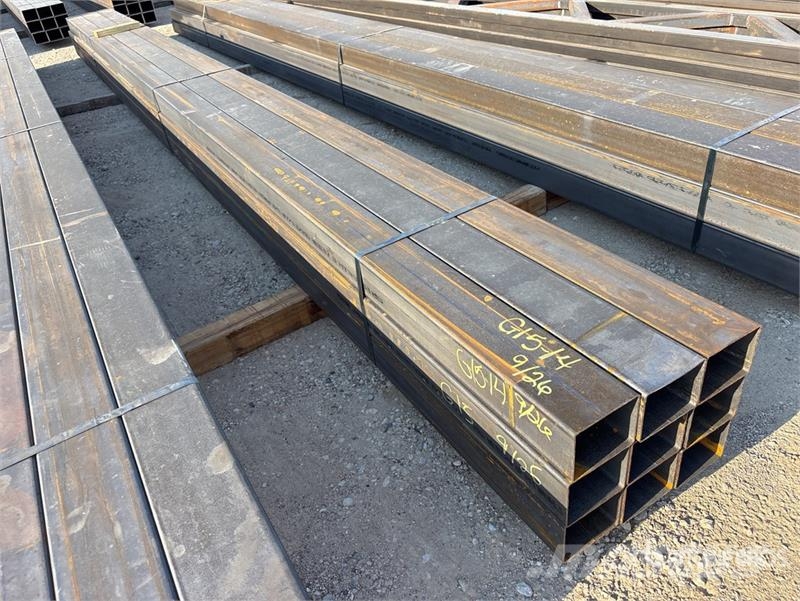  Quantity of (9) 5 in x 4 in x 20 ft 11 GA Square T Other components