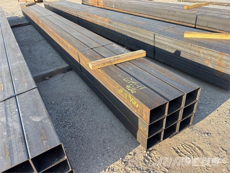 Quantity of (9) 5 in x 4 in x 19 ft 11 GA Rectangl Other components