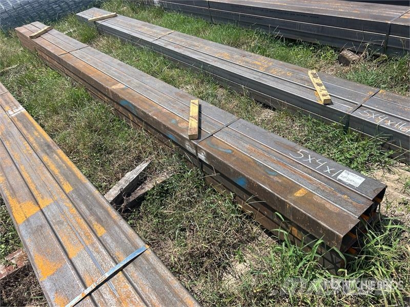 Quantity of (9) 5 in x 4 in x 19 ft Rectangle Tubi Other components