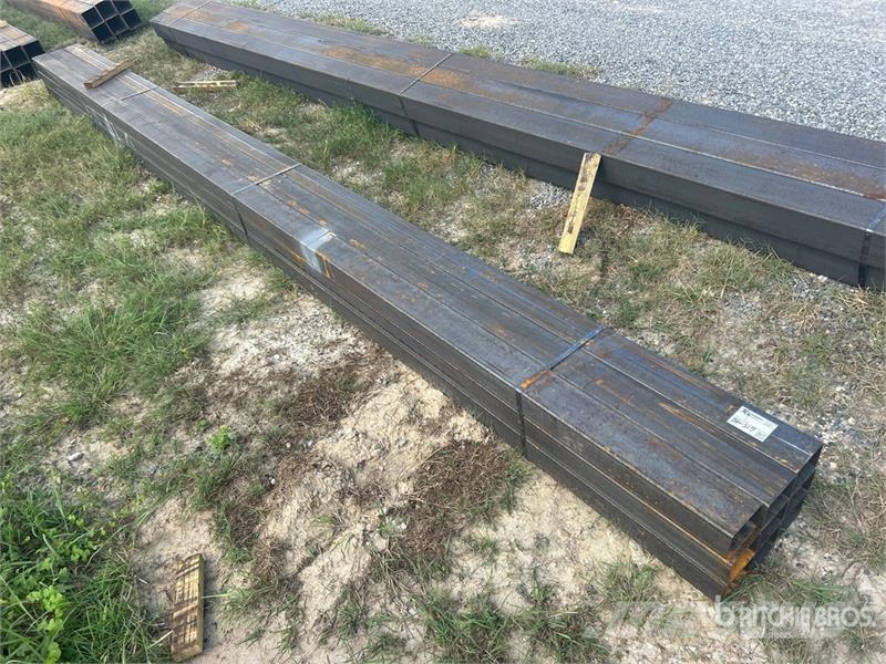 Quantity of (9) 5 in x 4 in x 20 ft Rectangle Tubi Other components