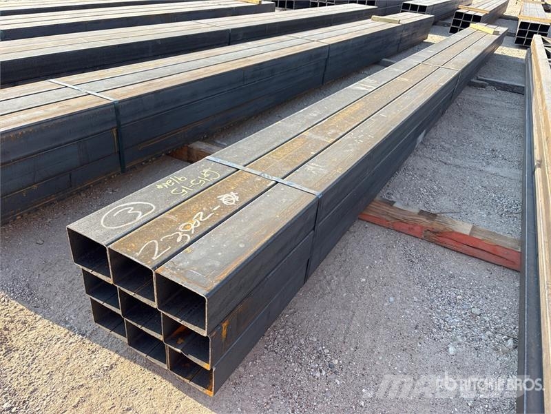  Quantity of (9) 5 in x 4 in x 20 ft 11 GA Square T Other components