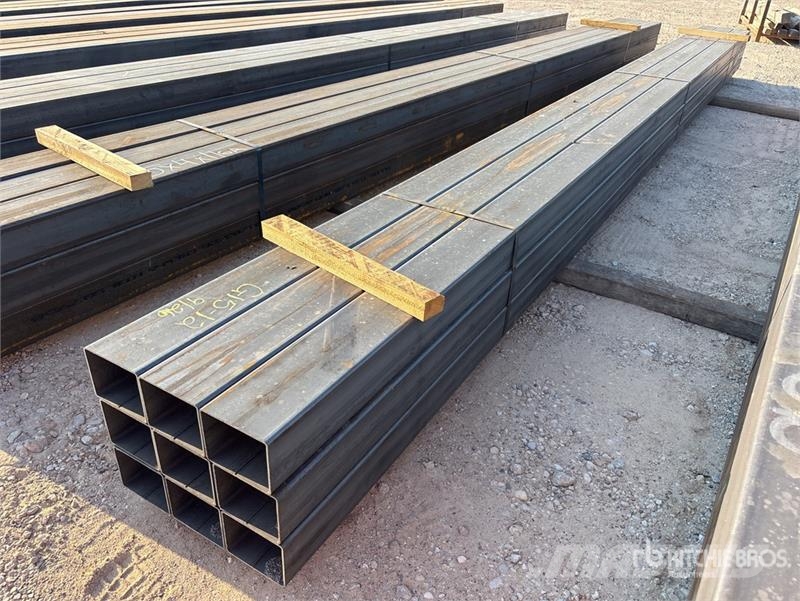  Quantity of (9) 5 in x 4 in x 19 ft 11 GA Square T Other components