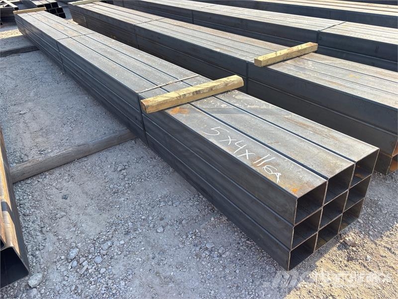  Quantity of (9) 5 in x 4 in x 19 ft 11 GA Square T Other components