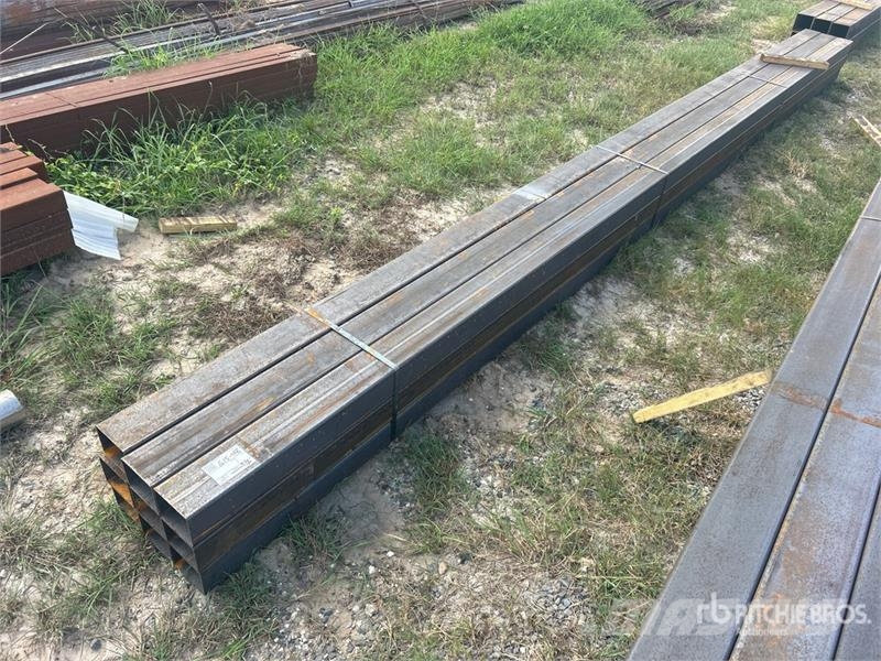 Quantity of (9) 5 in x 4 in x 20 ft Rectangle Tubi Other components