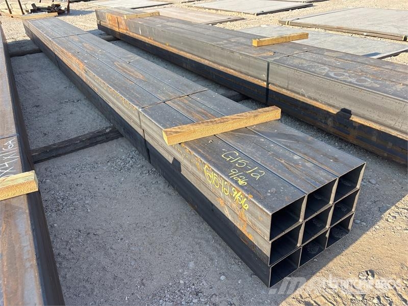  Quantity of (9) 5 in x 4 in x 19 ft 11 GA Square T Other components
