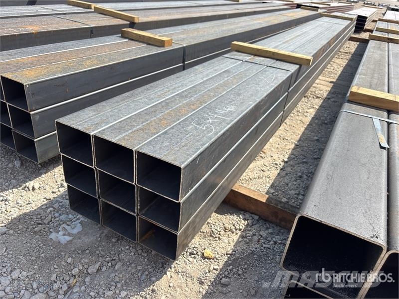 Quantity of (9) 5 in x 4 in x 20 ft 11 GA Rectangl مكونات أخرى