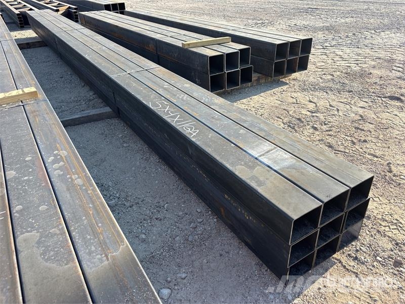 Quantity of (9) 5 in x 4 in x 20 ft 11 GA Square T Other components