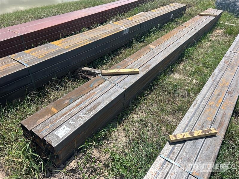 Quantity of (9) 5 in x 4 in x 19 ft Rectangle Tubi Other components