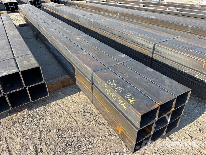 Quantity of (9) 5 in x 4 in x 20 ft 11 GA Square T Other components