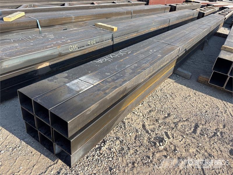 Quantity of (9) 5 in x 4 in x 20 ft 11 GA Square T Other components