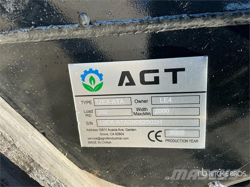 Quantity of (9) AGT 12EX-ATA Mini Excavator Attac 其他組件