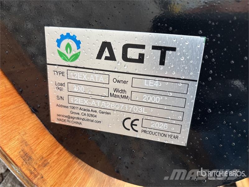 Quantity of (9) AGT 12EX-ATA Mini Excavator Attac Other components
