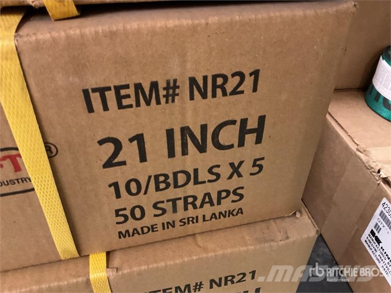  Quantity of (93) Unused 4 in Straps and (200) Unus Andet tilbehør