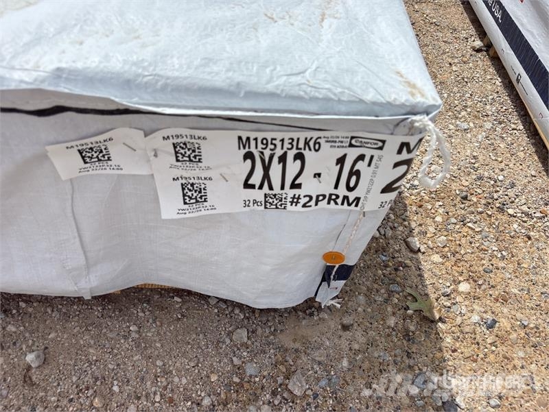 Quantity of (96) 2 in x 12 in x 16 ft SYP #2 Prime Other components