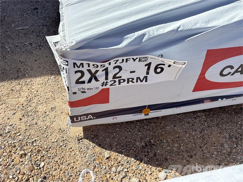  Quantity of (96) 2 in x 12 in x 16 ft SYP #2 Prime Outros componentes