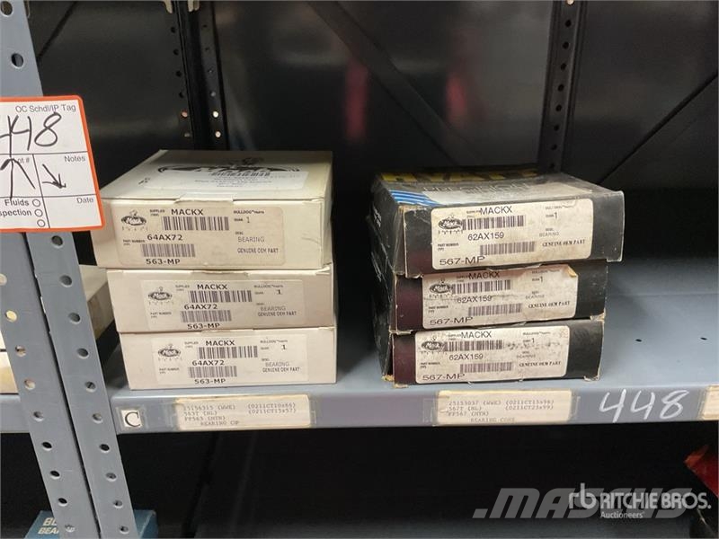  Quantity of Bearings w/Seals 其他組件