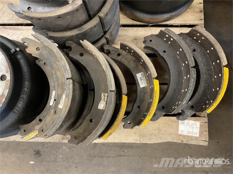 Quantity of Brake Drums w/Brake Shoes Otros componentes