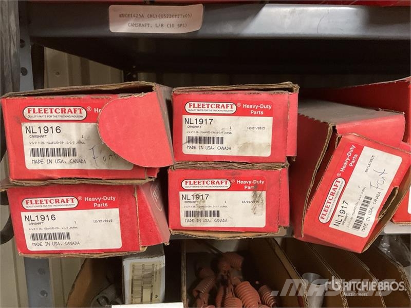  Quantity of Brake S-Cams, Wheels Spacers & Miscell مكونات أخرى