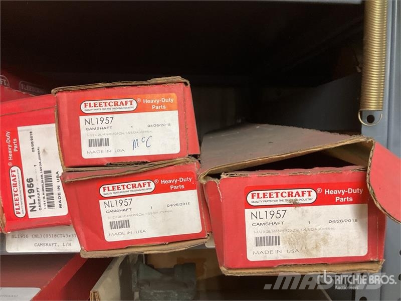  Quantity of Brake S-Cams, Wheels Spacers & Miscell مكونات أخرى