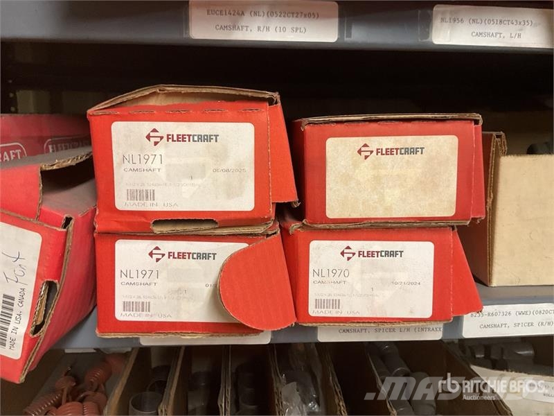  Quantity of Brake S-Cams, Wheels Spacers & Miscell مكونات أخرى