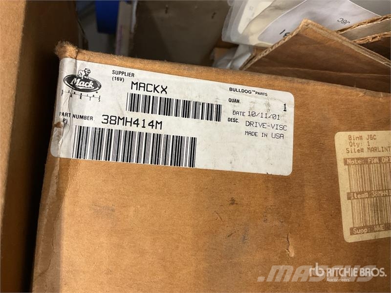 Quantity of Engine Heaters, Fan Clutches and Misc. 其他組件