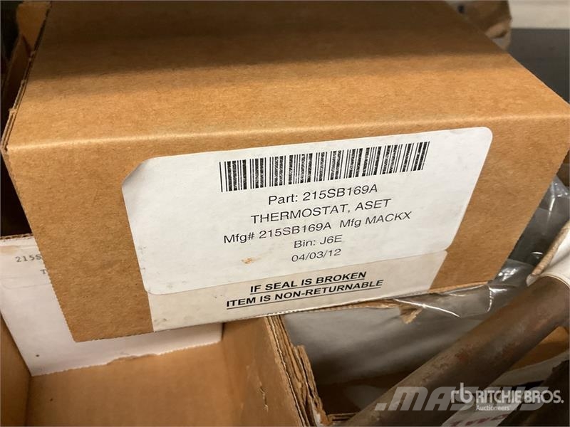 Quantity of Engine Heaters, Fan Clutches and Misc. 其他組件