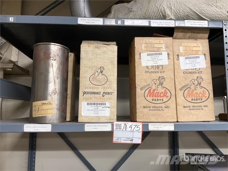 Quantity of Engine Sleeves, Main Bearings, Rod Bea Andre komponenter