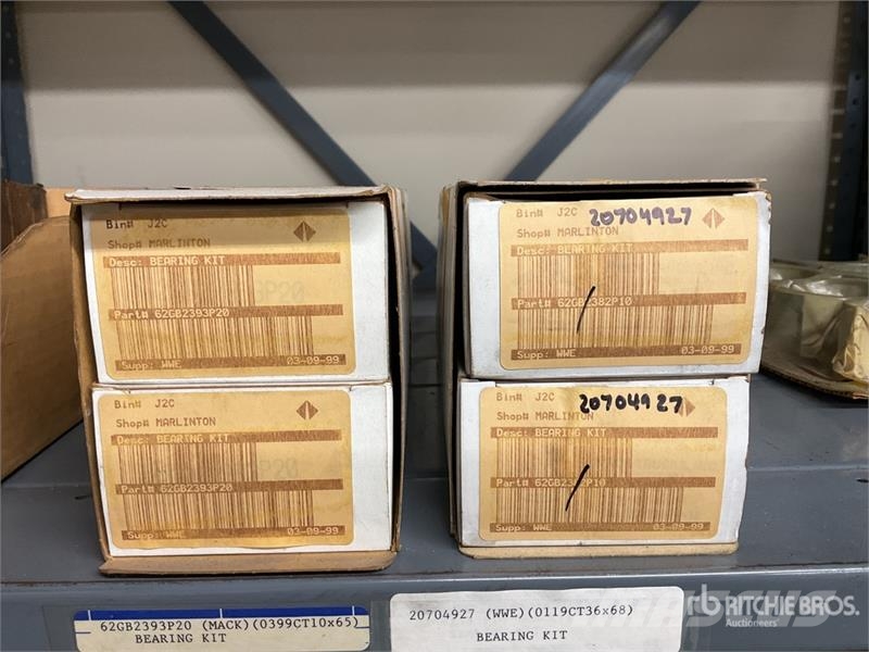 Quantity of Engine Sleeves, Main Bearings, Rod Bea Andre komponenter