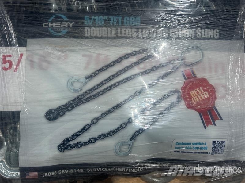  Quantity of  Greatbear 5/16 in 7ft G80 Double Legs Crane parts and equipment