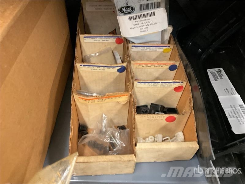 Quantity of Headlight Parts 其他組件