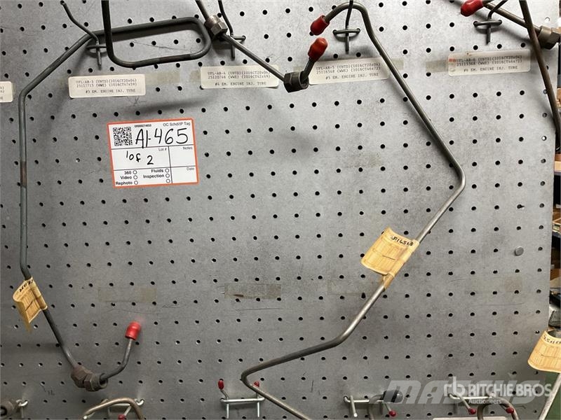 Quantity of Injector Lines and Dipsticks 其他組件