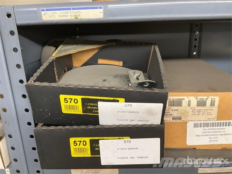 Quantity of Mirrors, Windshield Wipers and Accesso Transport - Autres