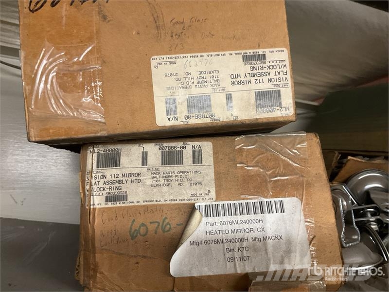 Quantity of Mirrors, Windshield Wipers and Accesso Transport - Autres