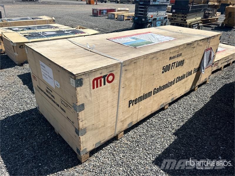 Quantity of MTO A500 50 ft x 6 ft Galvanized Fenc Fencing equipment