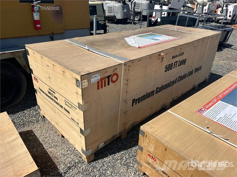 Quantity of MTO A500 50 ft x 6 ft Galvanized Fenc Fencing equipment