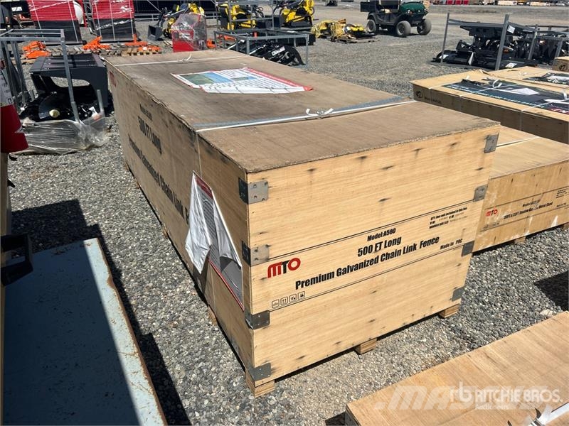 Quantity of MTO A500 50 ft x 6 ft Galvanized Fenc Fencing equipment