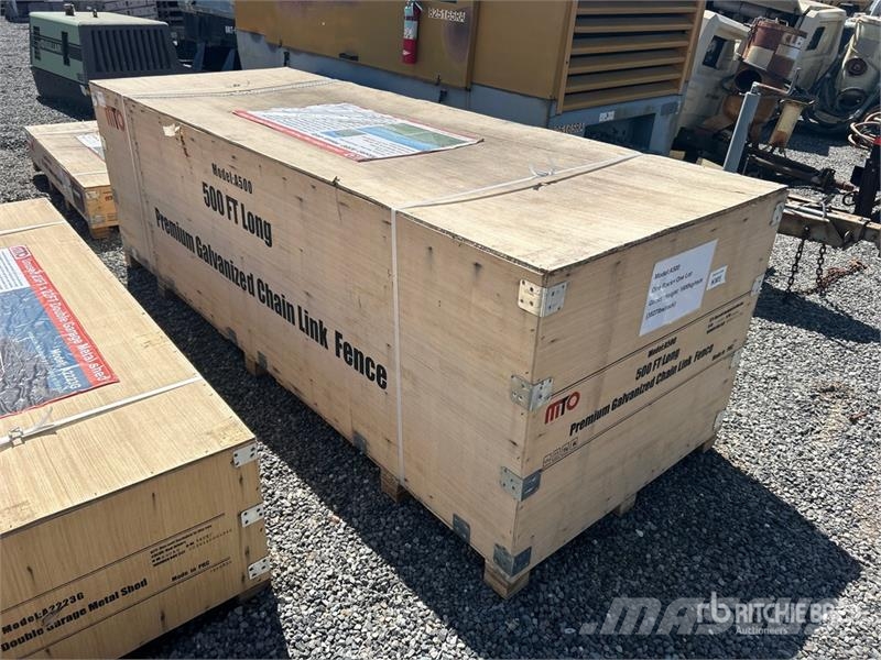 Quantity of MTO A500 50 ft x 6 ft Galvanized Fenc Fencing equipment