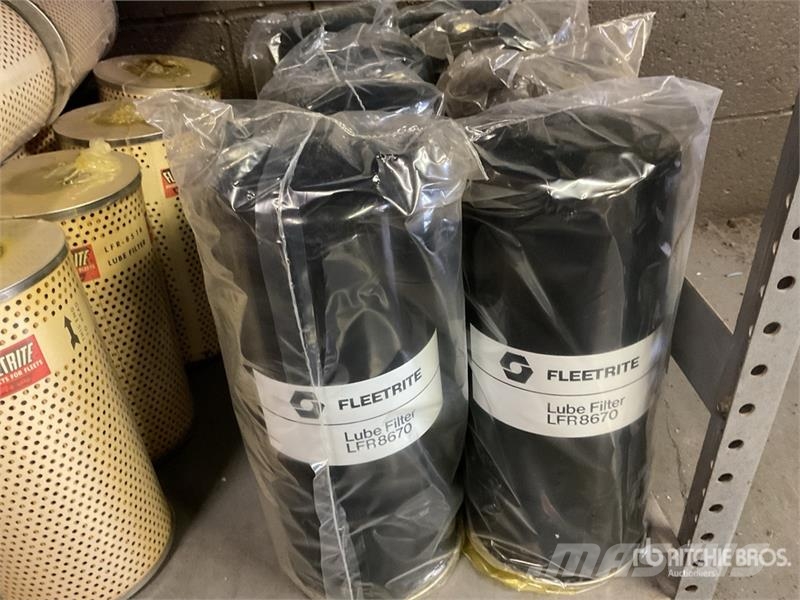 Quantity of Oil Filters and Coolant Filters 其他組件