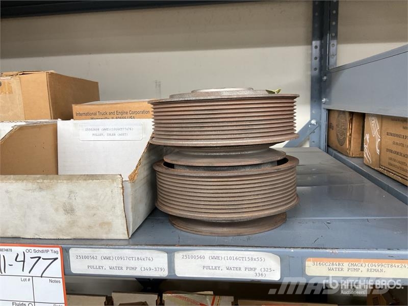 Quantity of Push Rods, Valve Springs, Cummins Fuel 其他組件