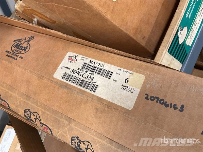 Quantity of Push Rods, Valve Springs, Cummins Fuel 其他組件